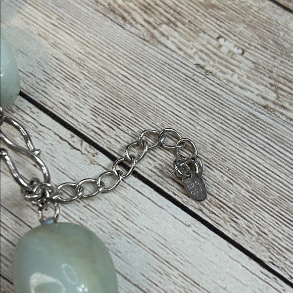 GSJ 925 Chunky Stone Necklace - Picture 9 of 9